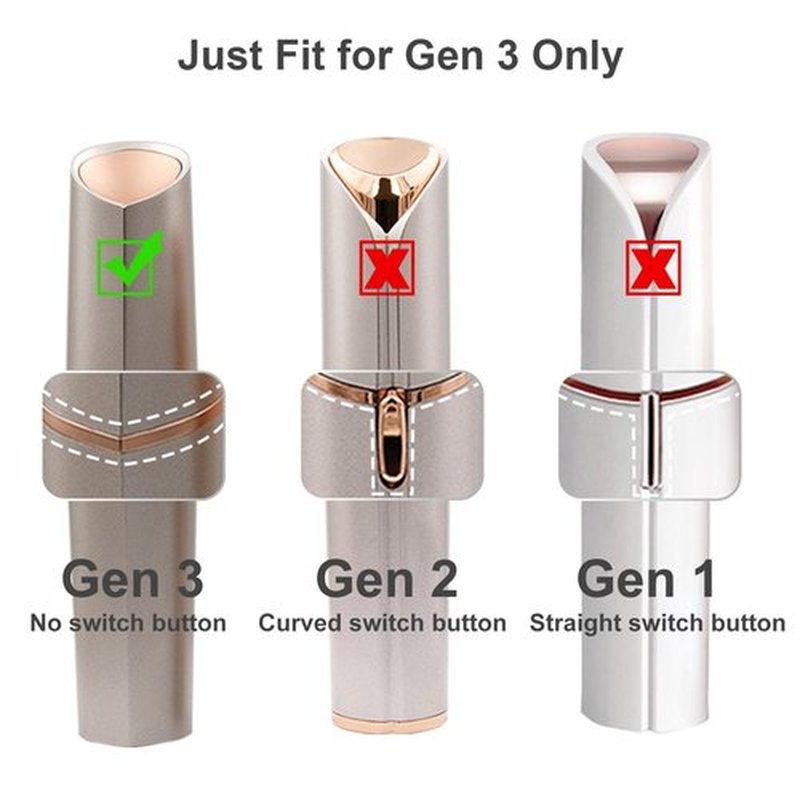 Replacement Head for Finishing Touch Flawless Gen 3 Facial Hair Remover 3-pc pack