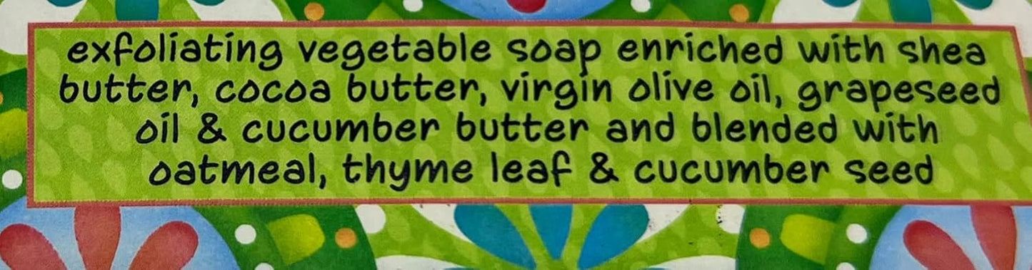 Garden Shea Butter Soap Bars - Cucumber & Freesia Scent - 6.4 Oz (3-Pack)