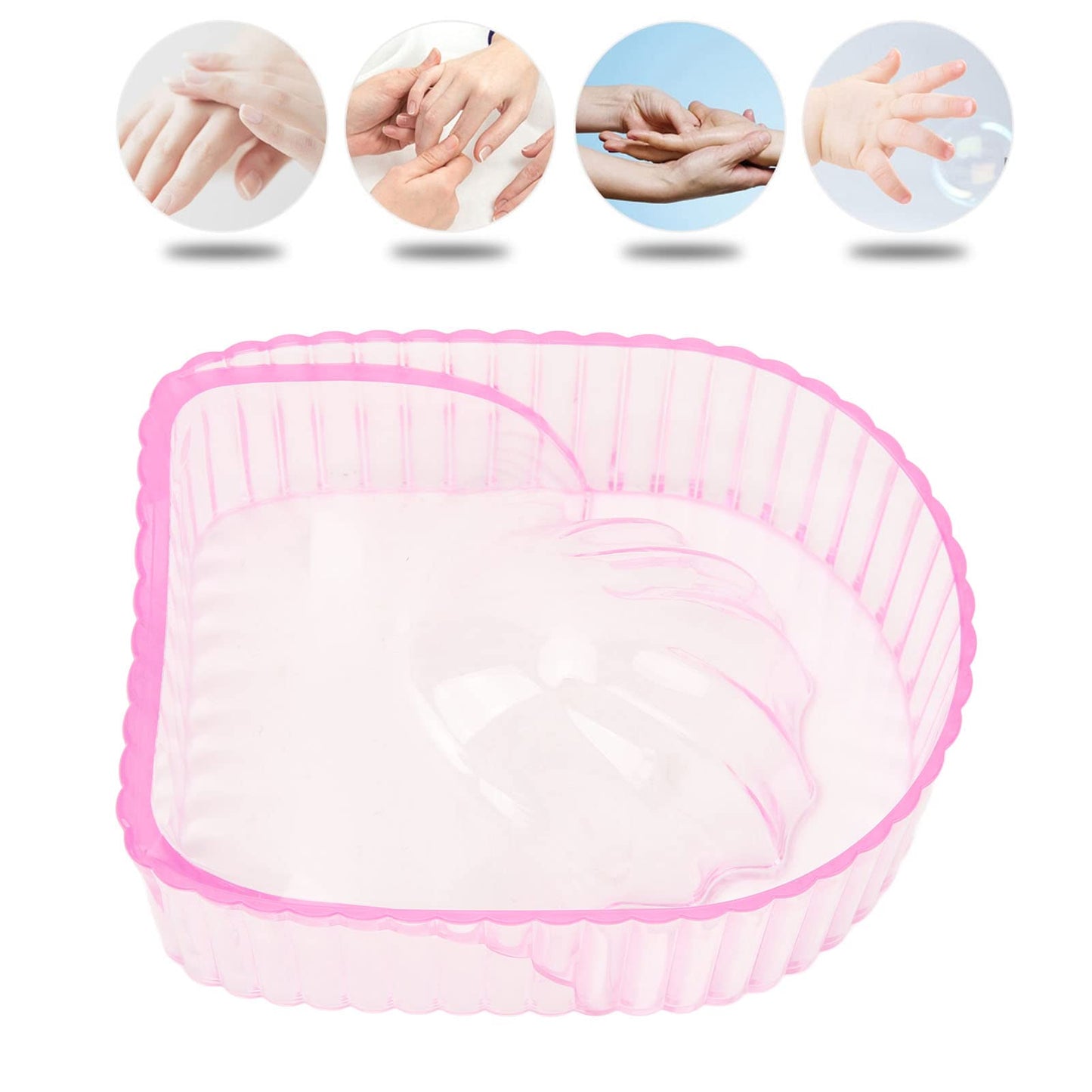 Acrylic Nail Manicure Soaker Tray - Ergonomic Design for Softening Dead Skin, Ideal for Beauty Salons - Durable & Comfortable to Use