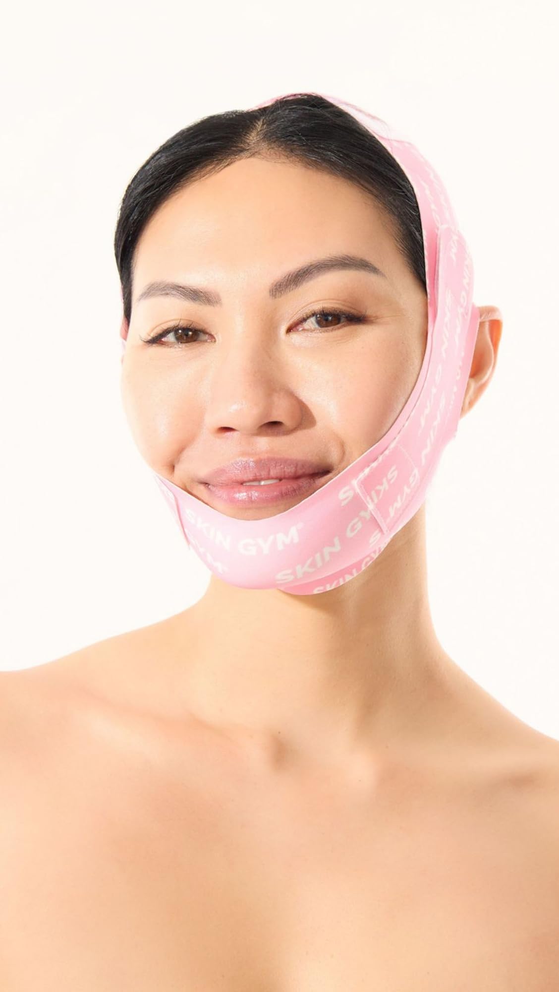 SKIN GYM Morning Shed Chin Strap for Sleeping, Adjustable Chin Strap for Overnight Wear, Soft Reusable Face Wrap for Comfort & Support During Sleep