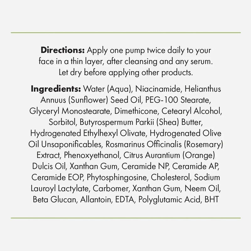 Niacinamide Lotion - Hydrating Foundation Skincare for Glowing Skin | 4 oz