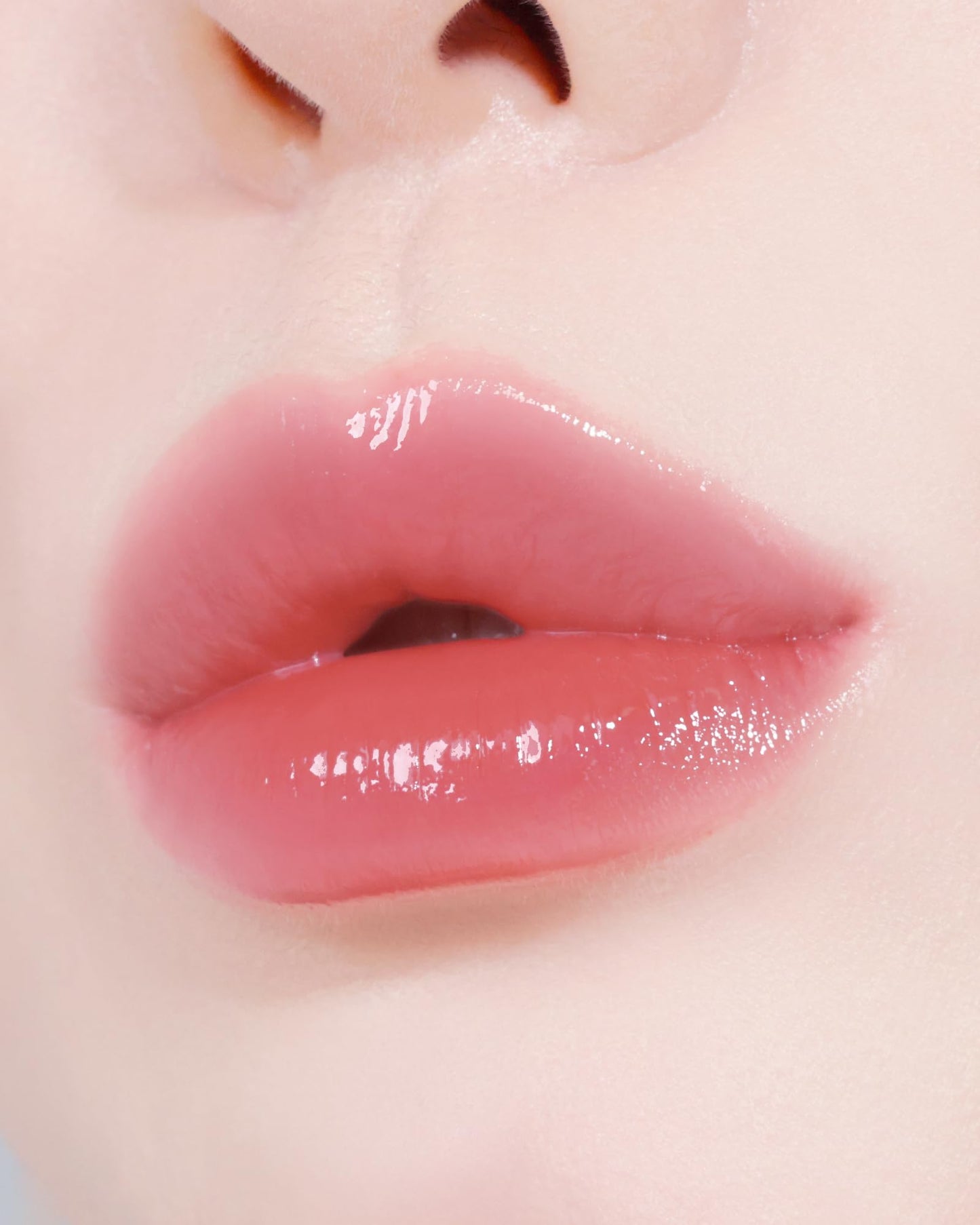 YNM Heart Jelling Tint, STRAWBERRY JELLING, Silicone Lip Brush Included, K-Beauty, Non-Sticky, Moisturizing, Smudge-Proof, Korean Lip Tint, Long-Lasting, Vivid Color, 0.09 oz