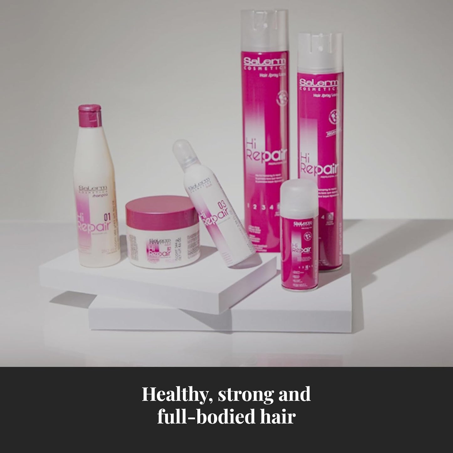 SALERM - Texturizing Hair Serum - Finish Hi Repair - 100 ml - For Damaged Hair - Rejuvenates and Repairs Hair - Softer and Shinier Hair - Immediate EffecT