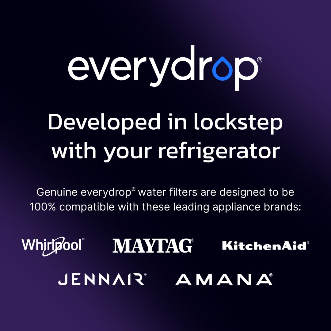 everydrop by Whirlpool Ice and Water Refrigerator Filter 1, EDR1RXD1, Single-Pack