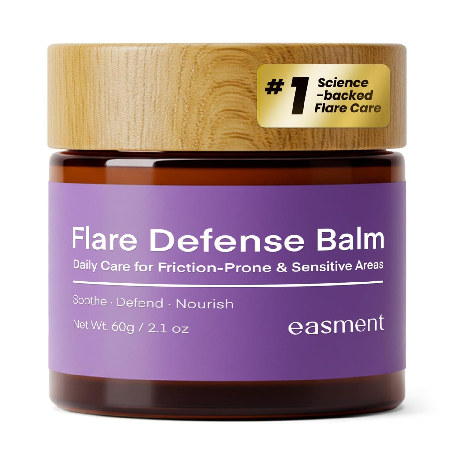 Hidradenitis Suppurativa Flare Defense Balm Cooling Formula: 2oz Daily Protection for Flare-Prone, Bump-Prone, Friction-Prone Skin – Non-Greasy, Non-Staining – Microsilver BG™, Zinc Oxide & Botanicals