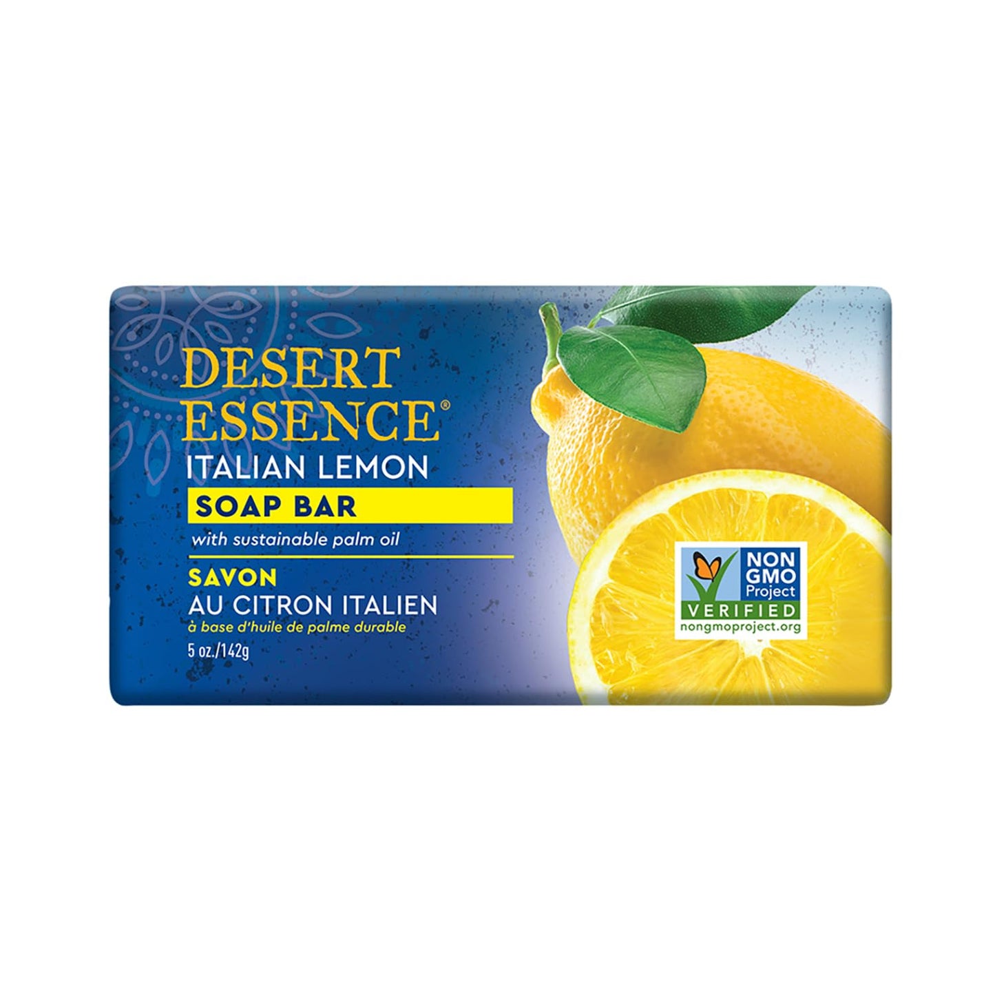 Desert Essence, Soap Exfoliating Italian Lemon Bar, 5 Ounce