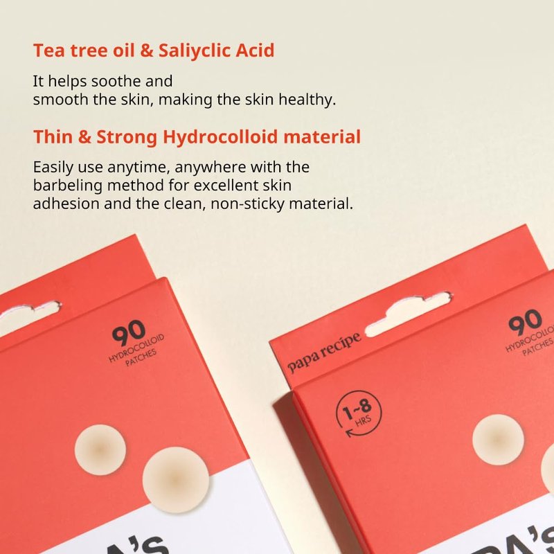 Hydrocolloid Acne Pimple Patches - 90 Pack Spot Treatment for Face, Blemishes & Breakouts | Invisible Skin Care Solution