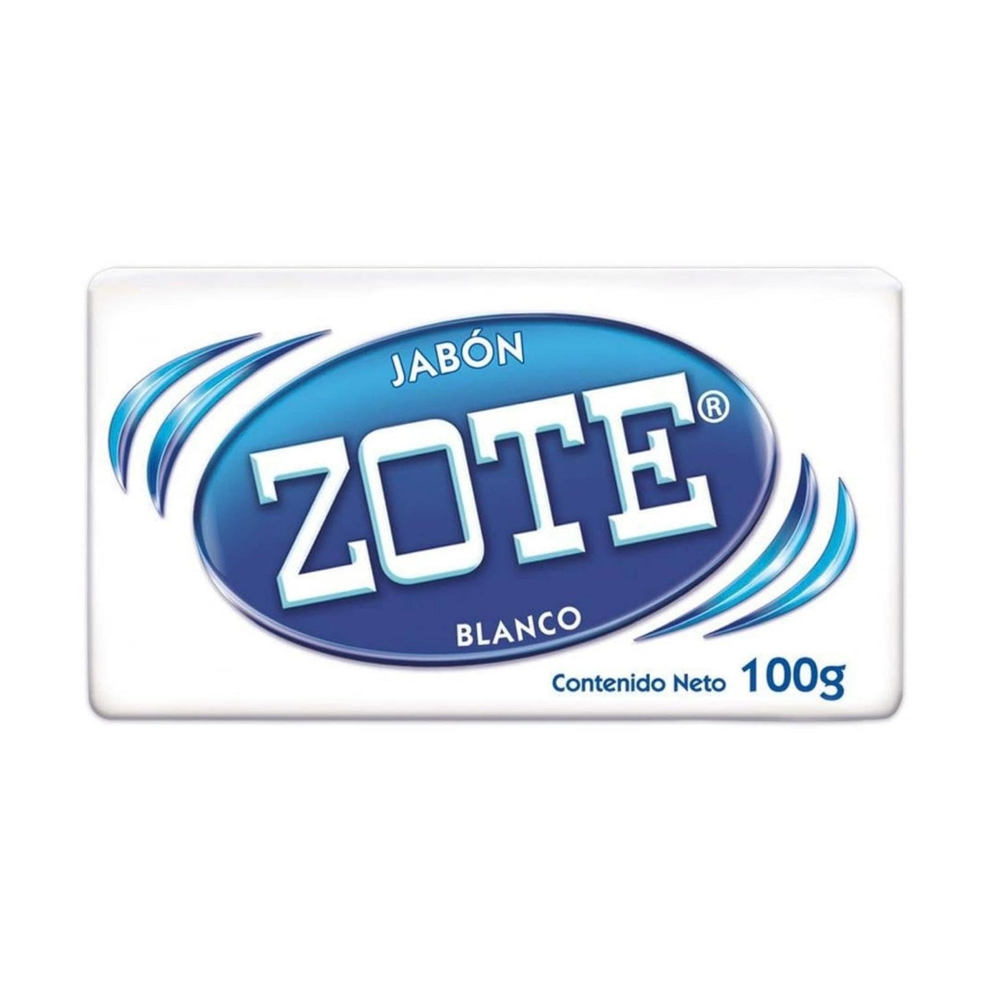 Zote Blanco Laundry Bar Soap, White, 100g, 10 Pack