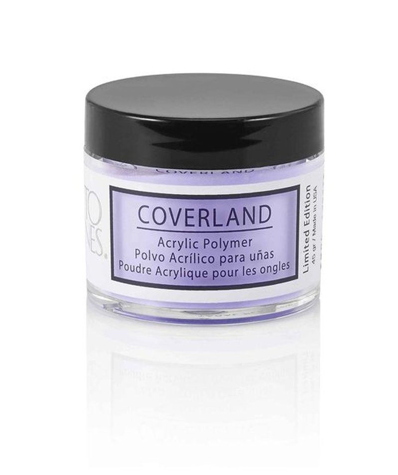 Tones Coverland Acrylic Nail Powder "Good Vibes" - Limited Edition Acrylic Powder for Nail Design, Sculpting, and Masking Nail Bed Imperfections - Professional Acrylic Nail Supplies - (1.5 Oz)