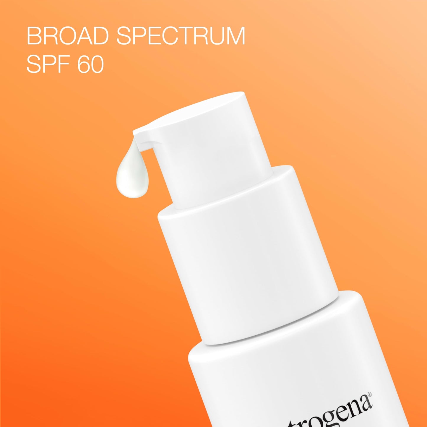 Neutrogena Clear Face Serum Sunscreen with Green Tea,Broad Spectrum SPF 60,Non-Comedogenic Face Sunscreen for Lightweight UVA/UVB Protection,Oxybenzone- & Fragrance-Free,1.7 fl. oz,(Pack of 2)