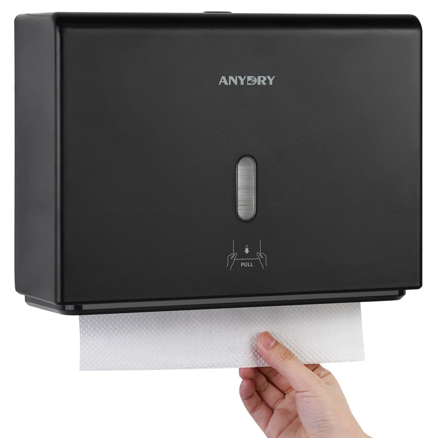 anydry 200-Sheet Paper Towel Dispenser Wall Mount (Folded Size ≤ 10 x 3.1)