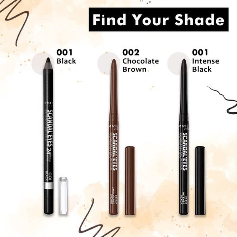 Rimmel ScandalEyes Exaggerate Eye Definer, Intense Black