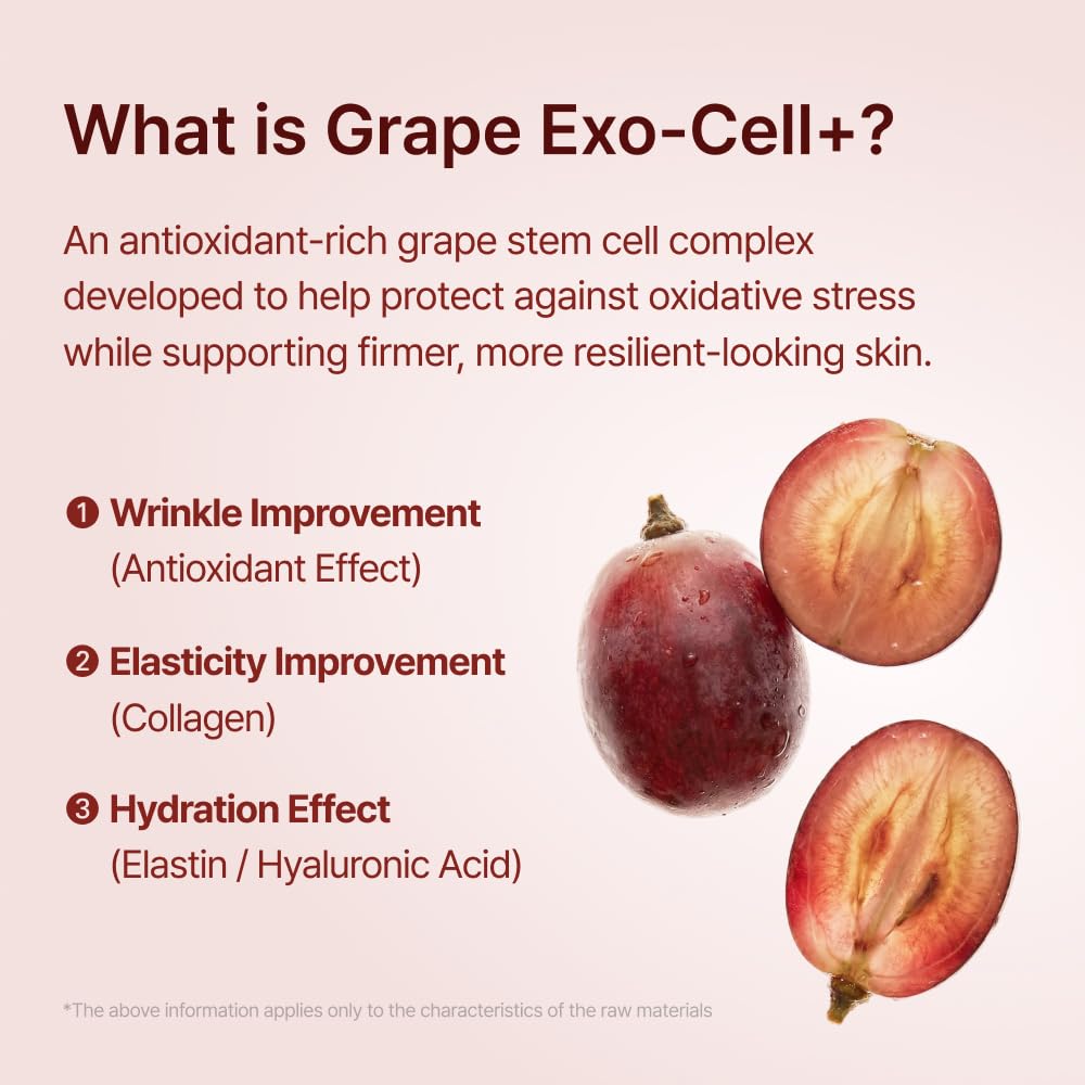 TerroirBon, GrapeCell Firming Ampoule Serum for Sensitive Skin– Collagen Firming Boosting, Elasticity &Deep Hydration with Grape Stem Cell Extract | Korean Skincare | 1.79 fl oz (53ml)