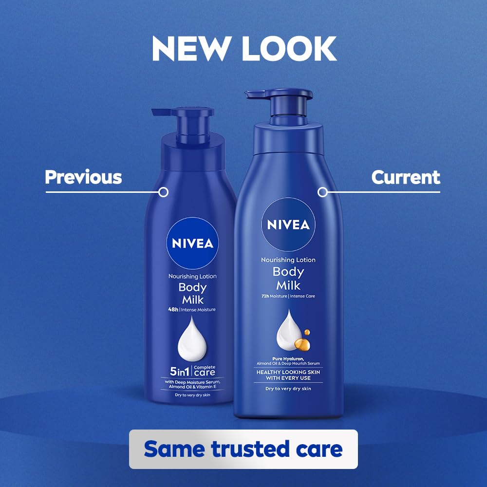 Nivea Nourishing Lotion Body Milk Richly Caring For Very Dry Skin, 400ml