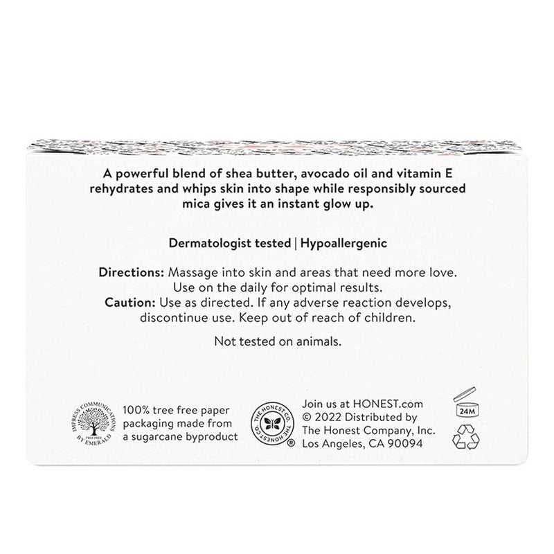 Mama Glow On Body Cream - Hydrating Skin Firming Lotion with Shea Butter & Avocado Oil | 6 oz