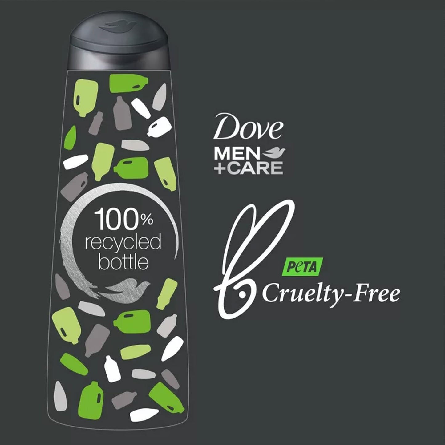 Dove Men+Care Travel Essentials Bundle – Extra Fresh Body & Face Wash & Fresh + Clean 2-in-1 Shampoo, 3 Oz Ea