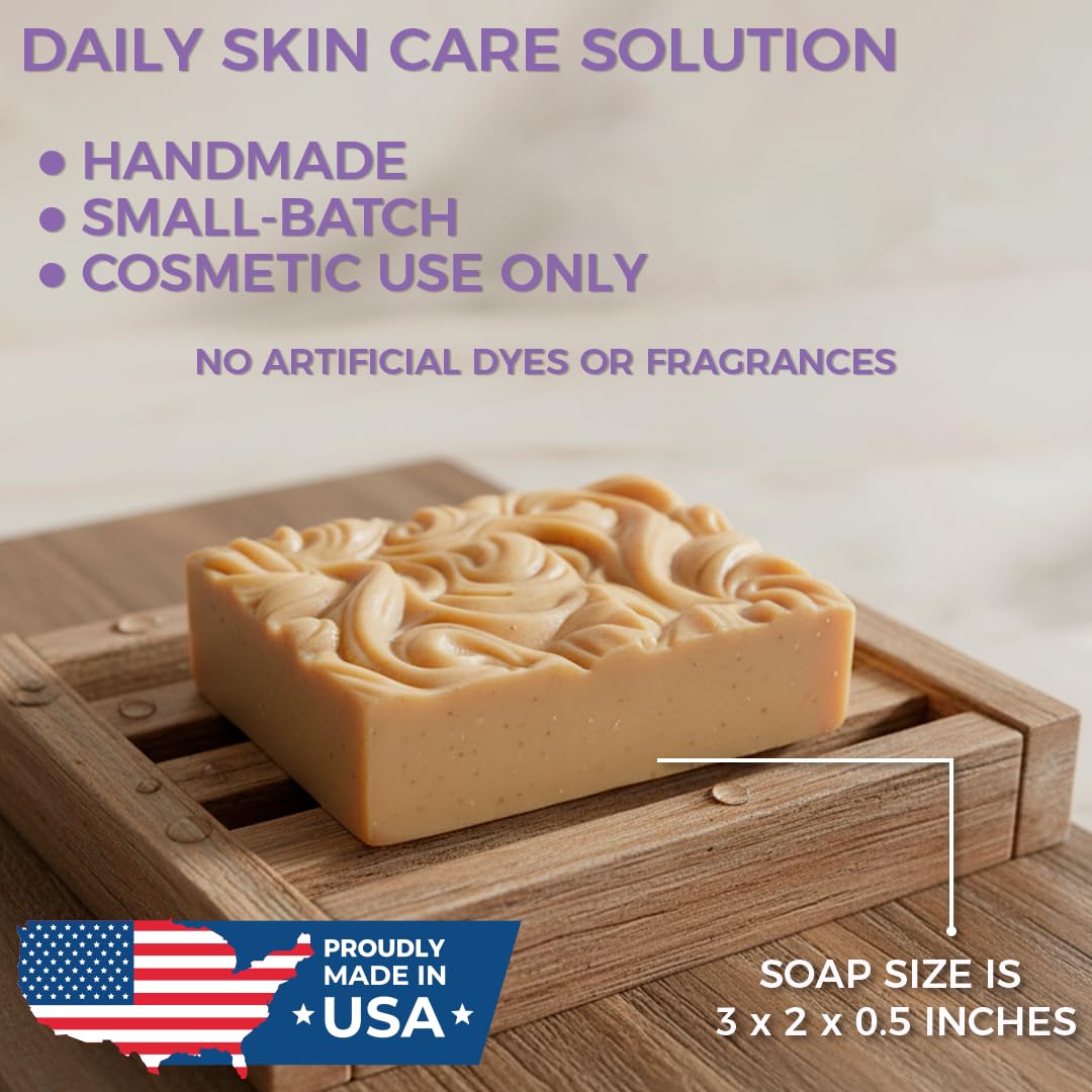 Angel's Skin Natural Wart Remover Soap for Kids & Adults | Face, Body & Genital Wart Remover | Sulfur, Salicylic Acid & Turmeric | Handmade Organic Bar Soap | Made in USA | 3.75 Oz