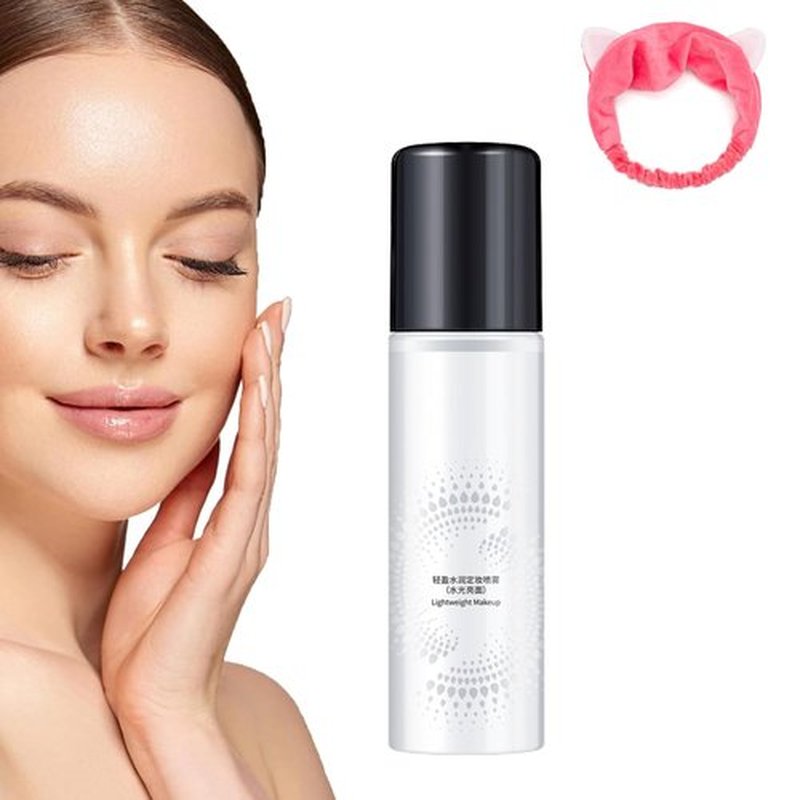 Long Lasting Hydrating Makeup Setting Spray, Long Lasting Makeup Setting Spray, Makeup Setting Spray for Face, Setting Spray For Makeup Long Lasting for All-Day Makeup Perfection (White, 1)