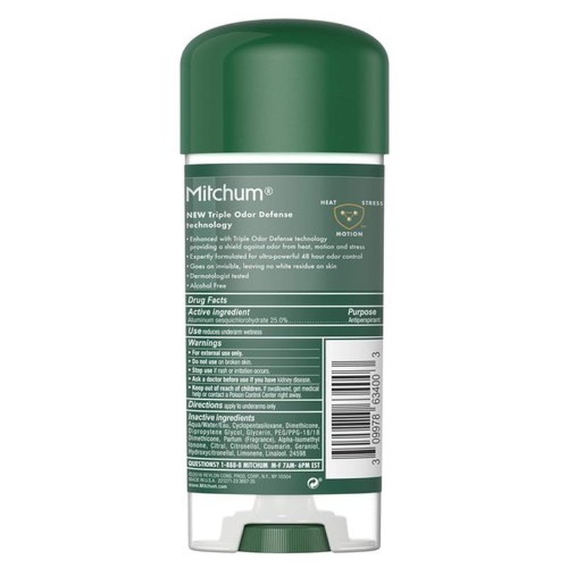Mitchum Advanced Gel Anti-Perspirant & Deodorant, Mountain Air 3.4 oz (Value Pack of 9)