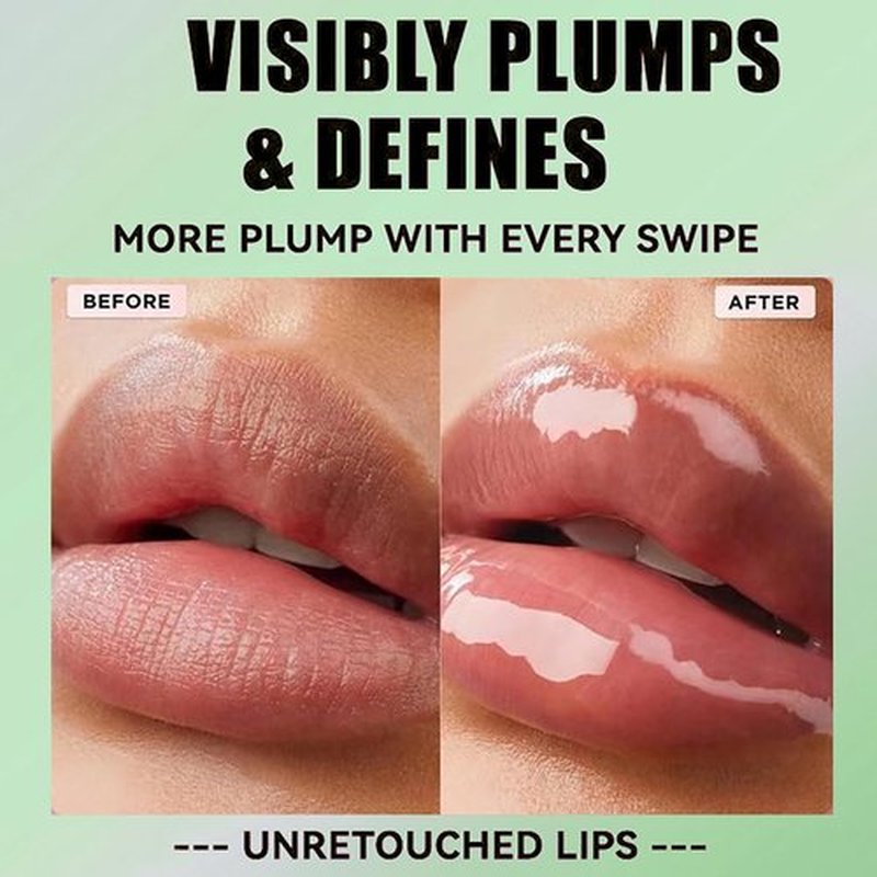 Hvecom 4 Colors Moisturizing Lip Oil Set, Big Brush Head Hydrating Lip Glow Oil Shiny Moisturizing Lip Gloss, Nourishing Non-Sticky Fresh Transparent Tinted Plumping Lip Oil- Set B