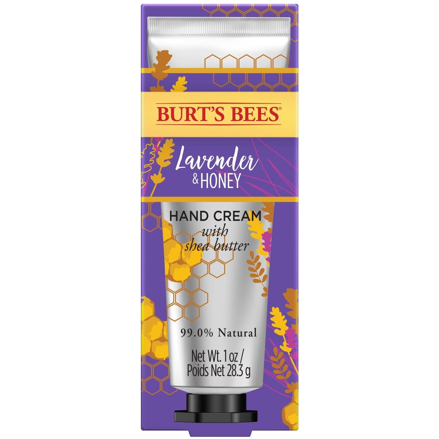 Burt's Bees Lavender and Honey Hand Cream with Shea Butter, 1 Ounce