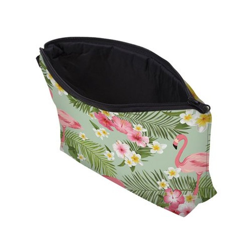 LOOMILOO Cosmetic Bag for Women, Adorable Roomy Makeup Bags Travel Water Resistant Toiletry Bag Accessories Organizer Cute Gifts (turtle flamingo 51055)