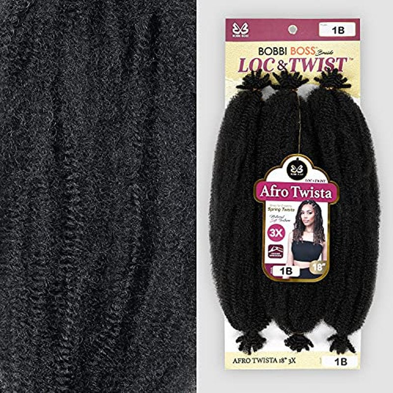 Bobbi Boss Crochet Braids 3X Loc N Twist Afro Twista 18" (1-pack, 99J)