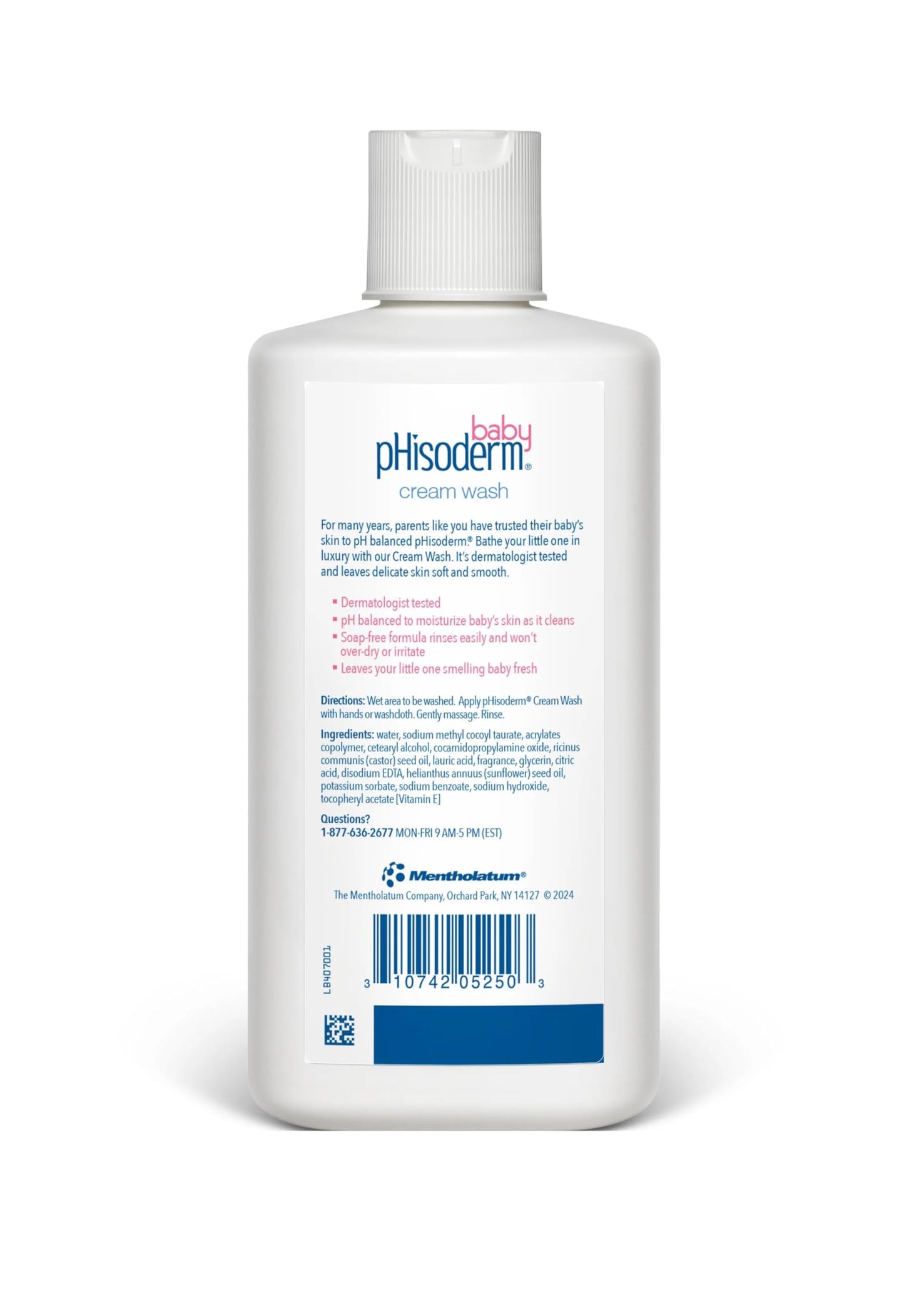 PHISODERM Baby Cream WASH Size: 8 OZ