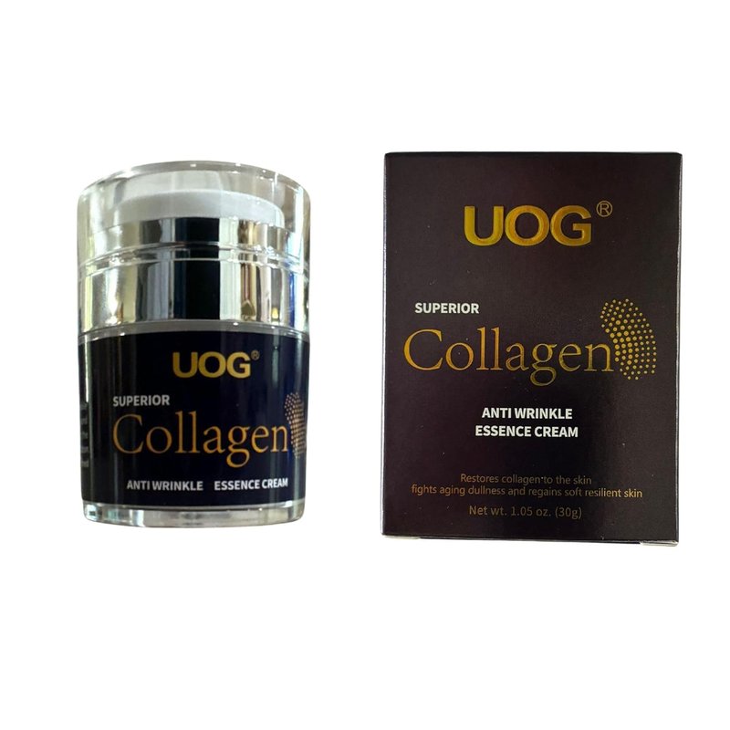 UOG (United One Collagen Complex - Anti-Wrinkle Essence for Face & Neck. Ultimate Firming & Lifting Moisturizer. Day-to-Night Hydrating & Smoothing for All Skin Types. 30ml/1.05oz