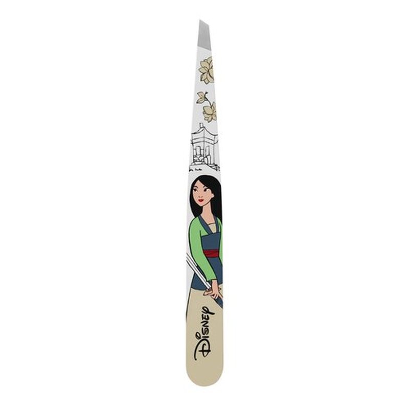 Tweezerman Mulan Slant Tweezer - Eyebrow Tweezers for Women and Men