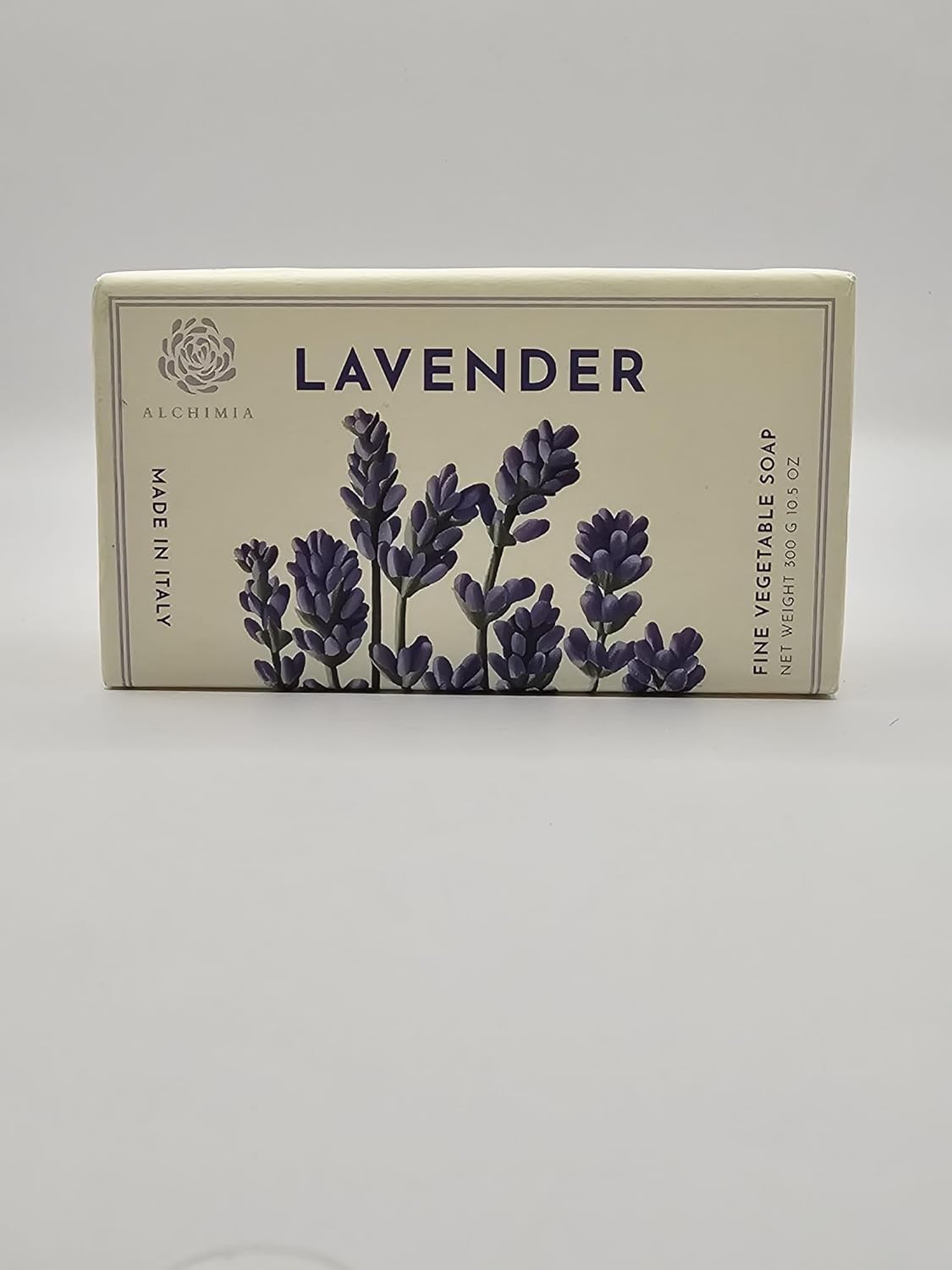 Lavender Fine Vegetable Soap Bar - 10.5 Oz | Made in Italy, Natural Ingredients