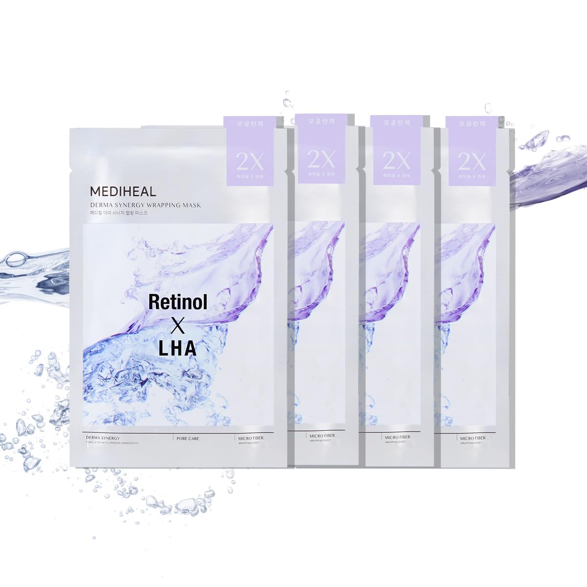 Derma Synergy Wrapping Mask (10 Packs) - Pore Elasticity & Skin Balance with Retinol