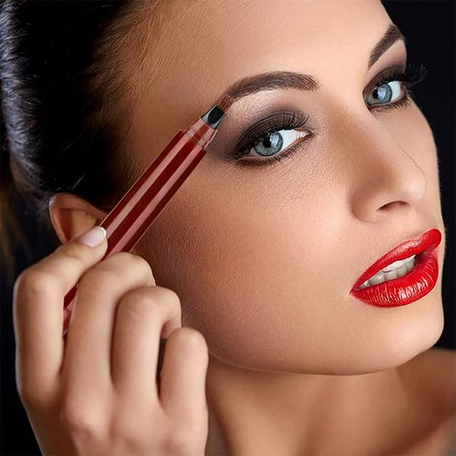 Microblading Eyebrow Pencil, 2024 NEW Magic Eyebrow Tattoo Pencil 4 Fork Tip, Create Natural Hair-Like Brows, Waterproof Brow Pencil with Micro-Fork Tip (Dark Brown)