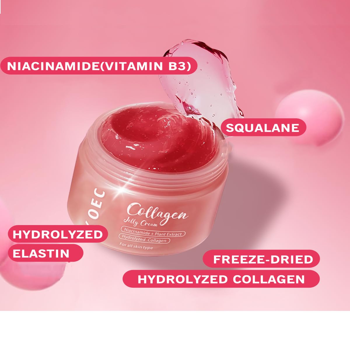 MULPG Collagen Jelly Cream, 3.38 fl.oz