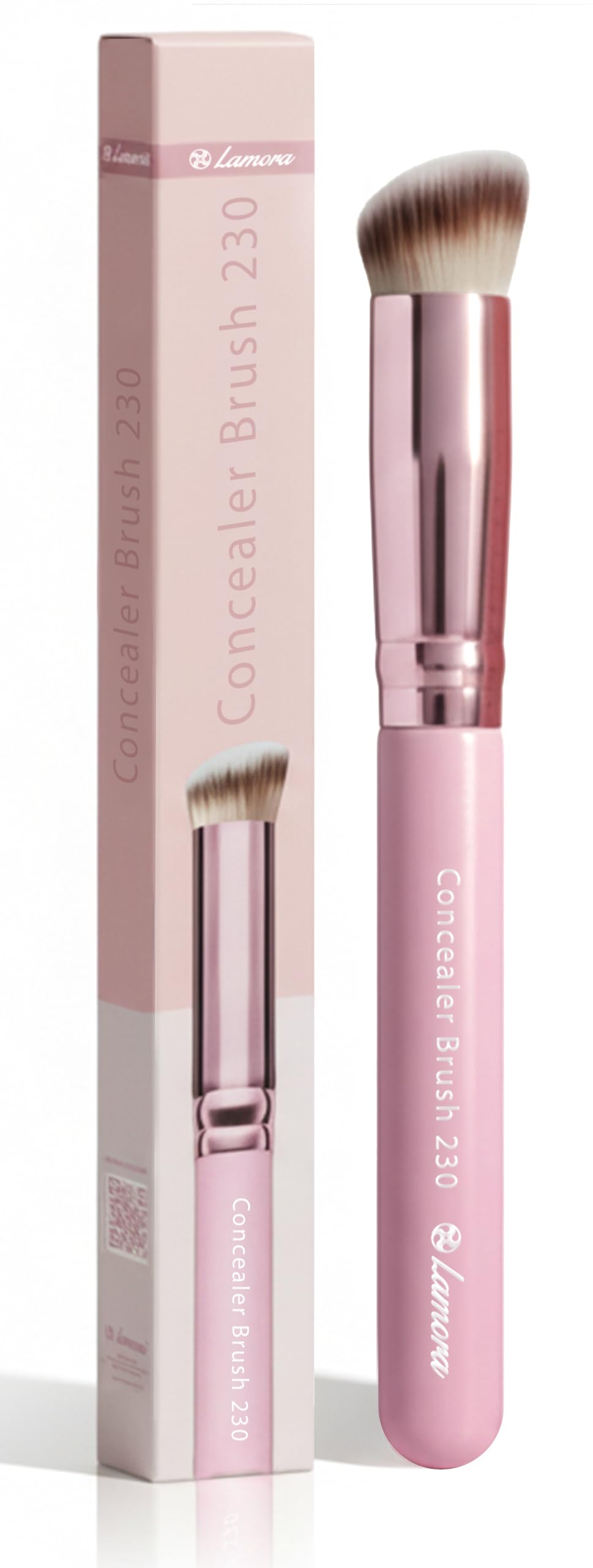 Lamora Concealer Makeup Brush - Small Angled Under Eye Nose Contour Brush
