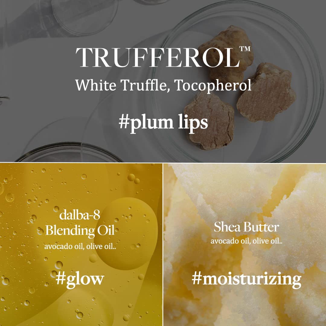 d'alba Piedmont Italian White Truffle Nourishing Serum Lip Balm, Vegan Skincare, Hydrating Lip Care with White Truffles for All Skin Types, Glowy Finish, Safe for Sensitive Skin (Pack of 2)