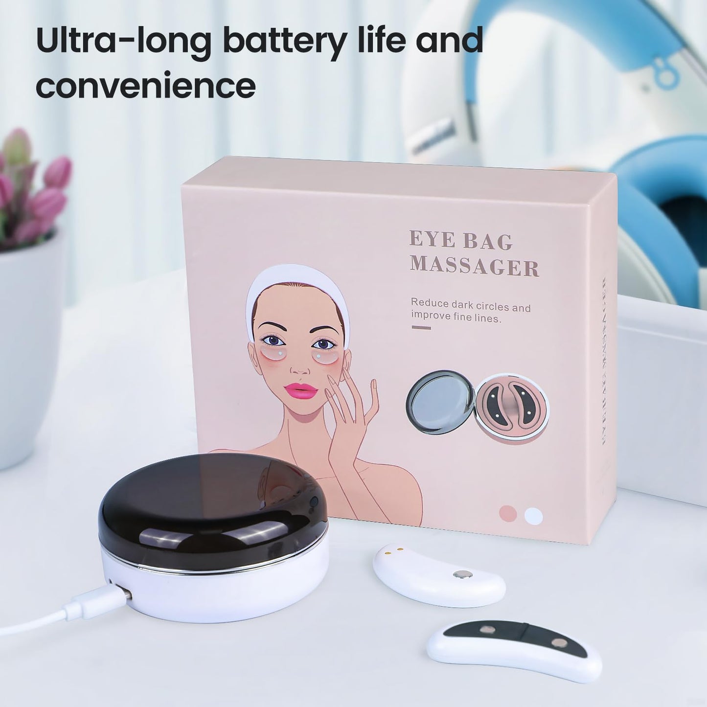 NANSIKE Under-Eye Red Light Therapy Eye Pods