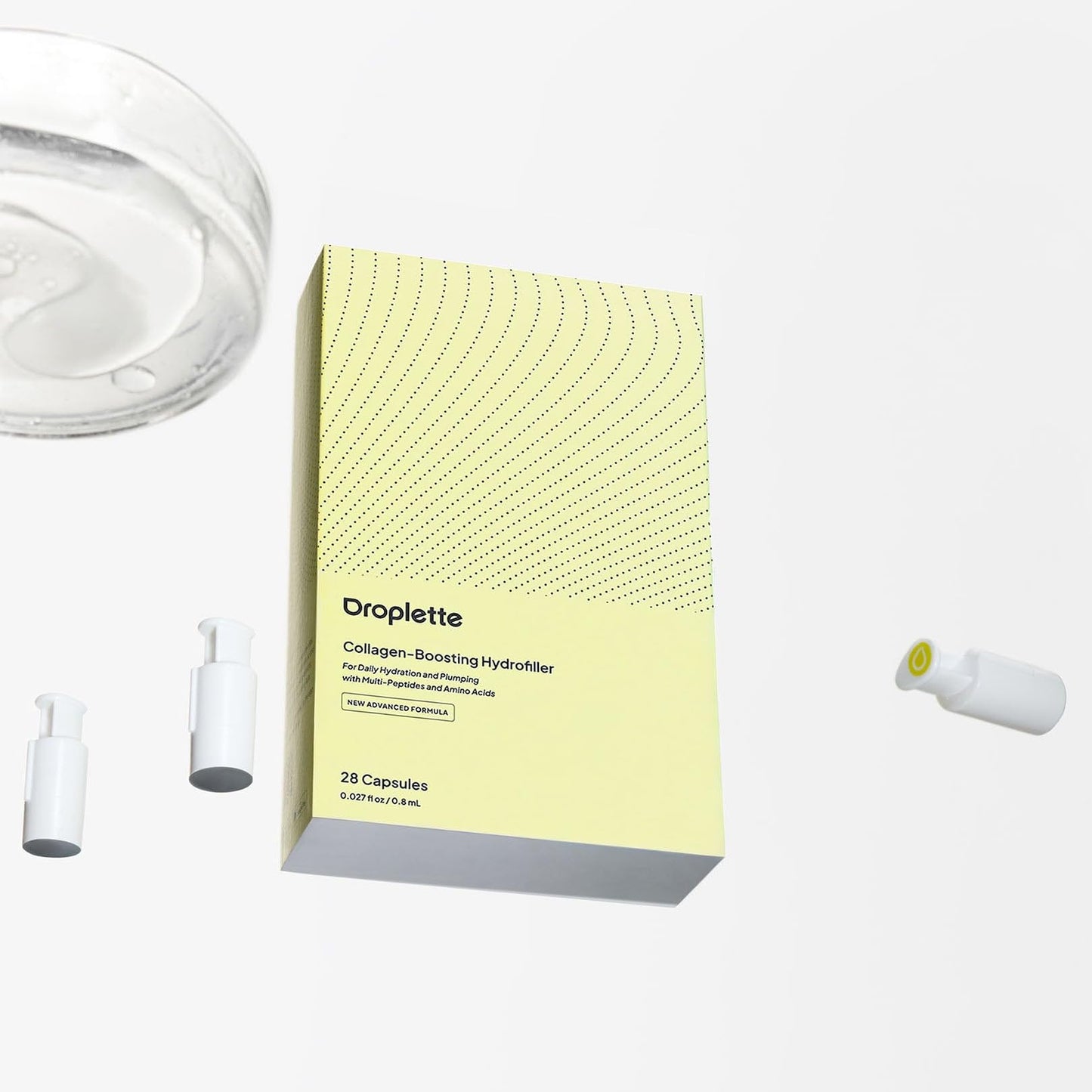 Droplette Collagen Hydrofiller Capsules - Plumps, Hydrates & Softens Lines