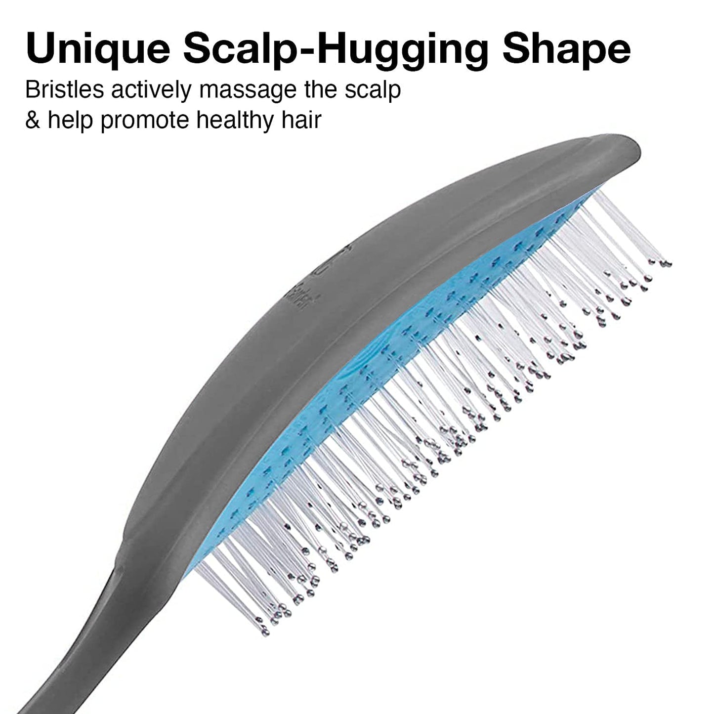 Olivia Garden OG Detangler Brush - Scalp-Massaging, Easy-Clean Design for All Hair Types