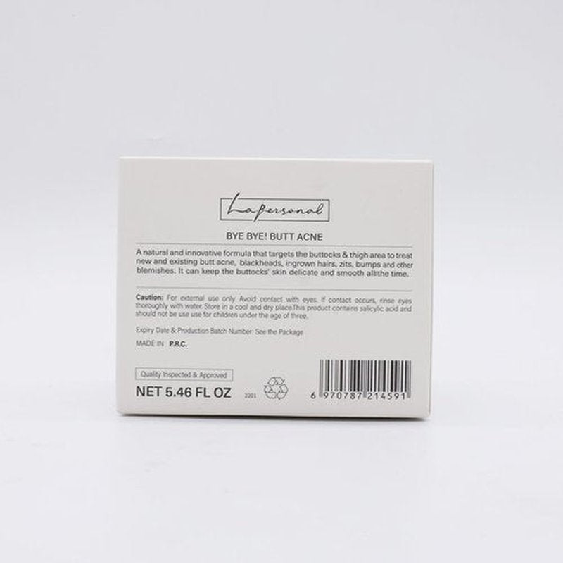 LA.PERSONAL Butt Acne Clearing Cream, Body Acne Treatment with 2% Salicylic Acid & Tea Tree Oil, Acne Cream for Buttocks Body Back, Moisturize Cream 5.46 oz