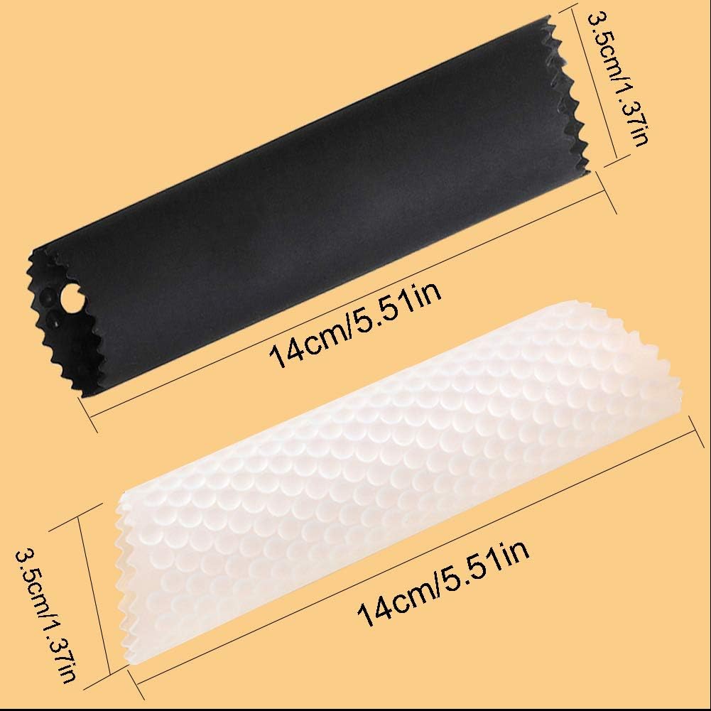 Silicone Garlic Peeler Set - Easy Roller Tube Kitchen Tool | Odor-Free, 2-Pack (Black & Clear)