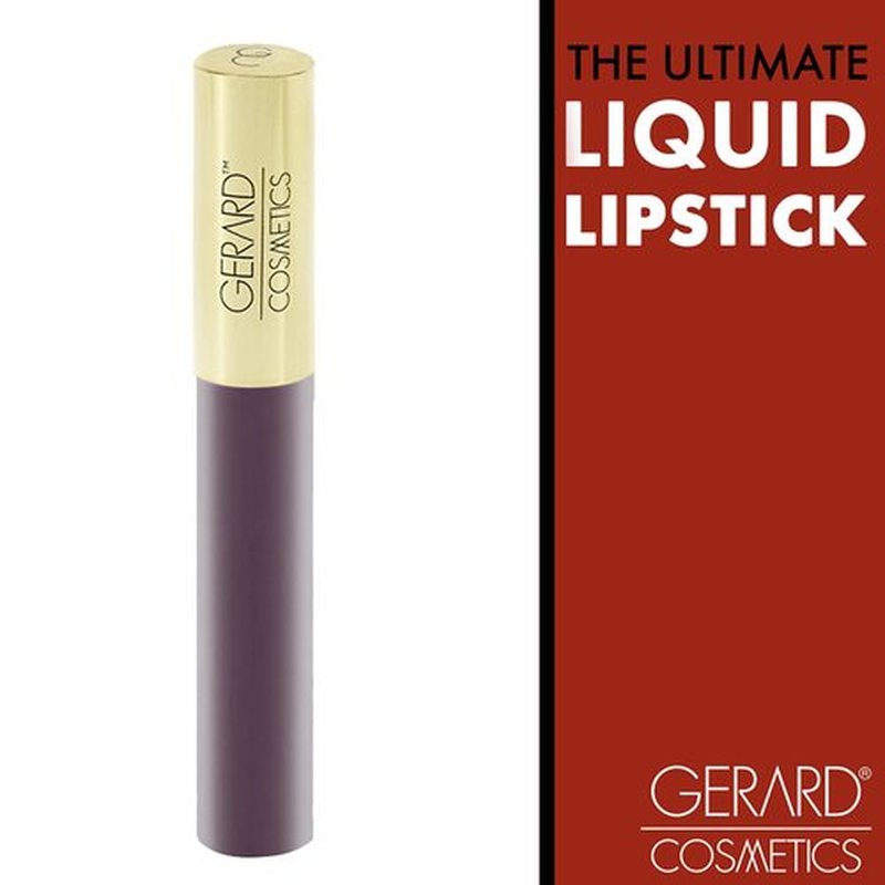 Gerard Cosmetics HydraMatte Liquid Lipstick Gravity | Grey Lipstick with Matte Finish | Long Lasting and Non-Drying | Super Pigmented Fully Opaque Lip Color