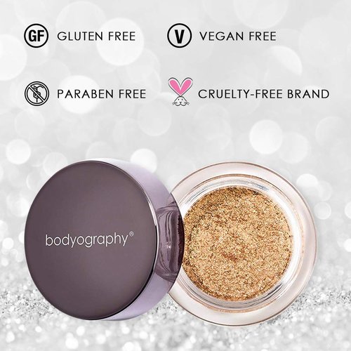 Bodyography Glitter Pigment - Bubbly Yellow Gold for Women - 0.105 oz Eye Shadow
