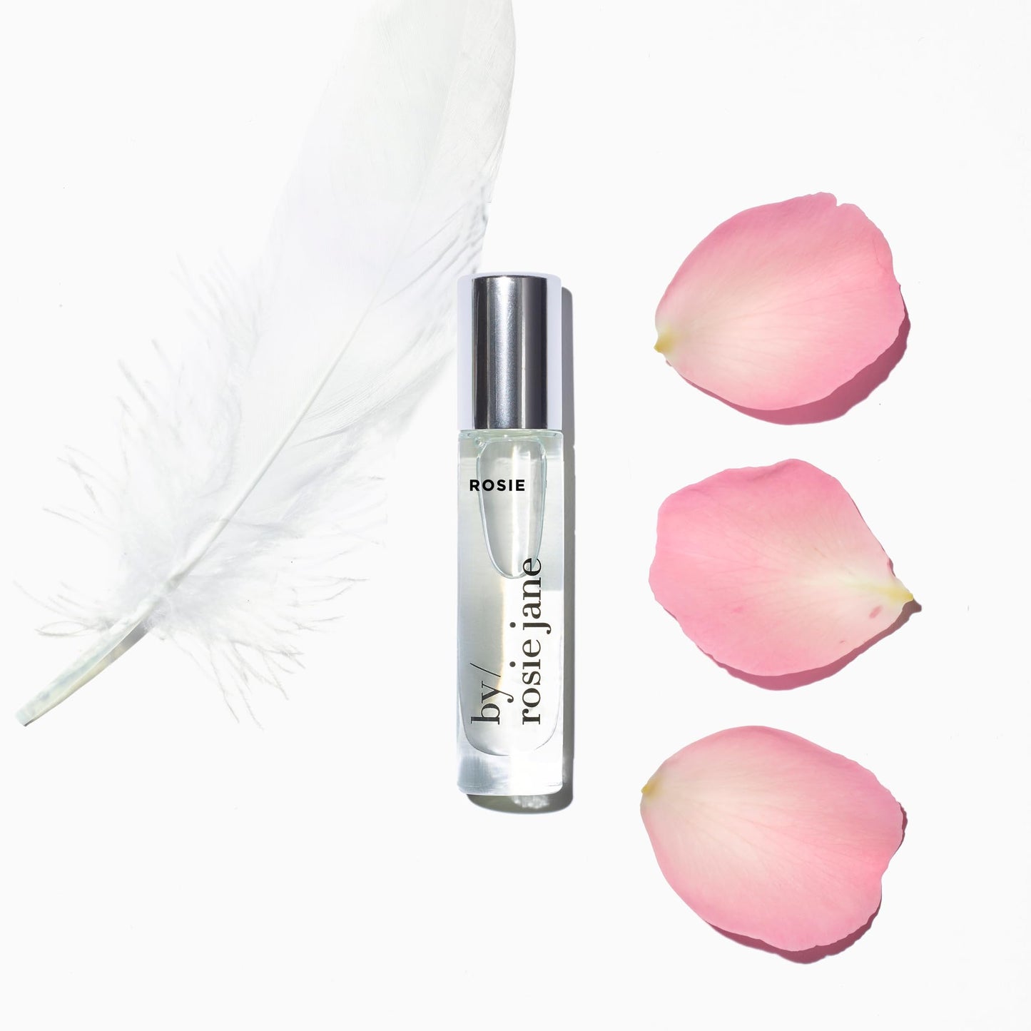 By Rosie Jane Eau De Parfum Travel Spray (Rosie) - Clean Perfume for Women - Essential Oil Mist with Notes of Nude Musk & Sweet Rose - Women's Fragrances (7.5ml)