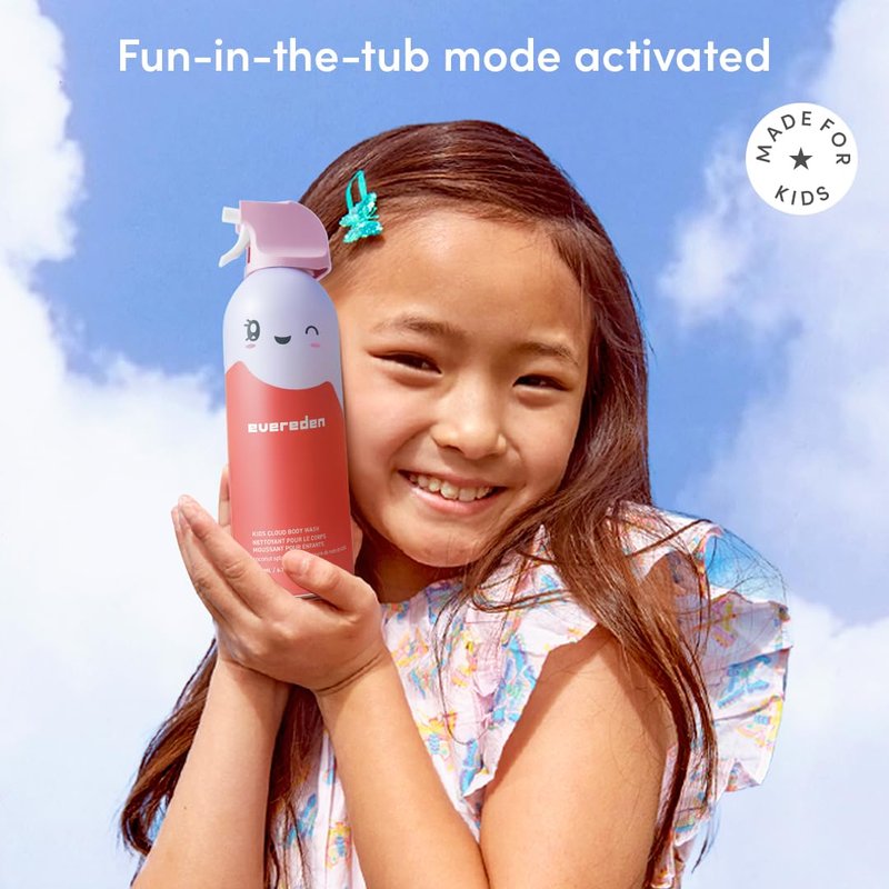 Kids Cloud Body Wash Duo - Gentle Nourishing Toddler Wash | Coconut & Citrus Scents, 2 Pack (6.7 fl oz Each)