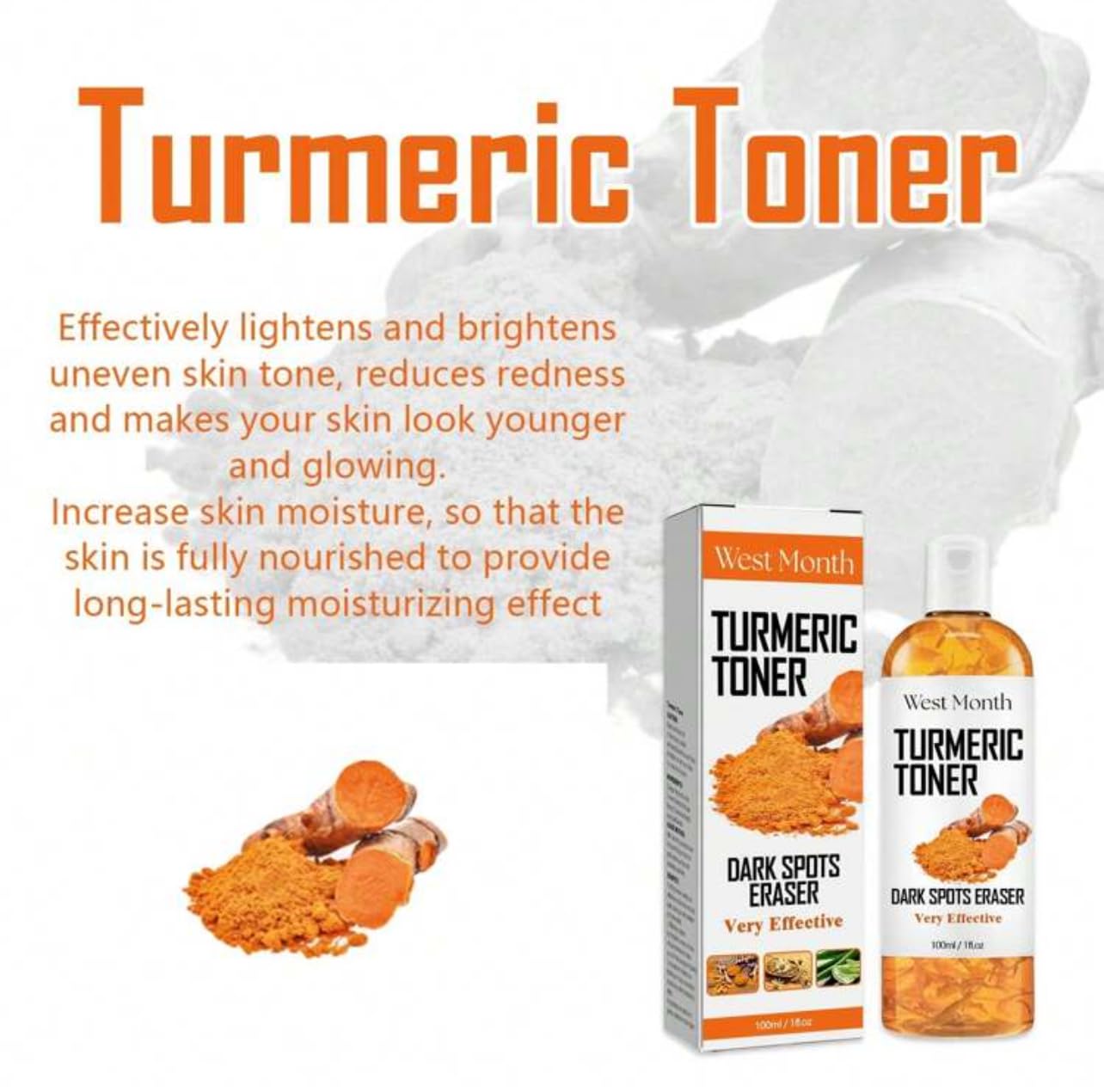 Turmeric Oil, Skin Repair Very Effective, 100ml/3.4 fl.oz