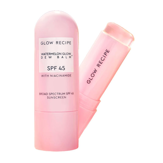 Glow Recipe Face Sunscreen Stick SPF 45 | Hydrating Korean Sunscreen with Hyaluronic Acid & Niacinamide - Travel Size (.58oz)