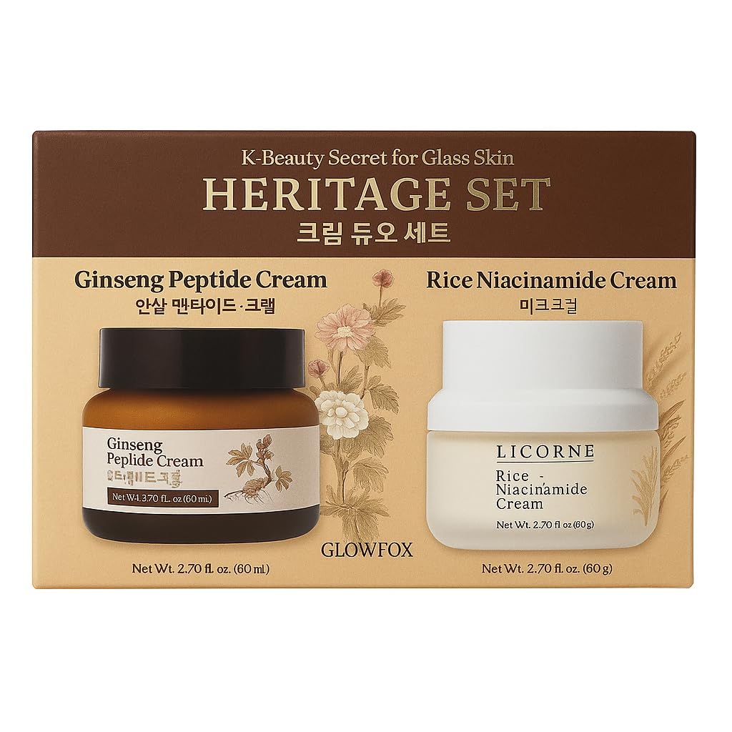 Ginseng Peptide & Rice Niacinamide Cream - Moisturizing Anti-Aging Hydration for All Skin Types