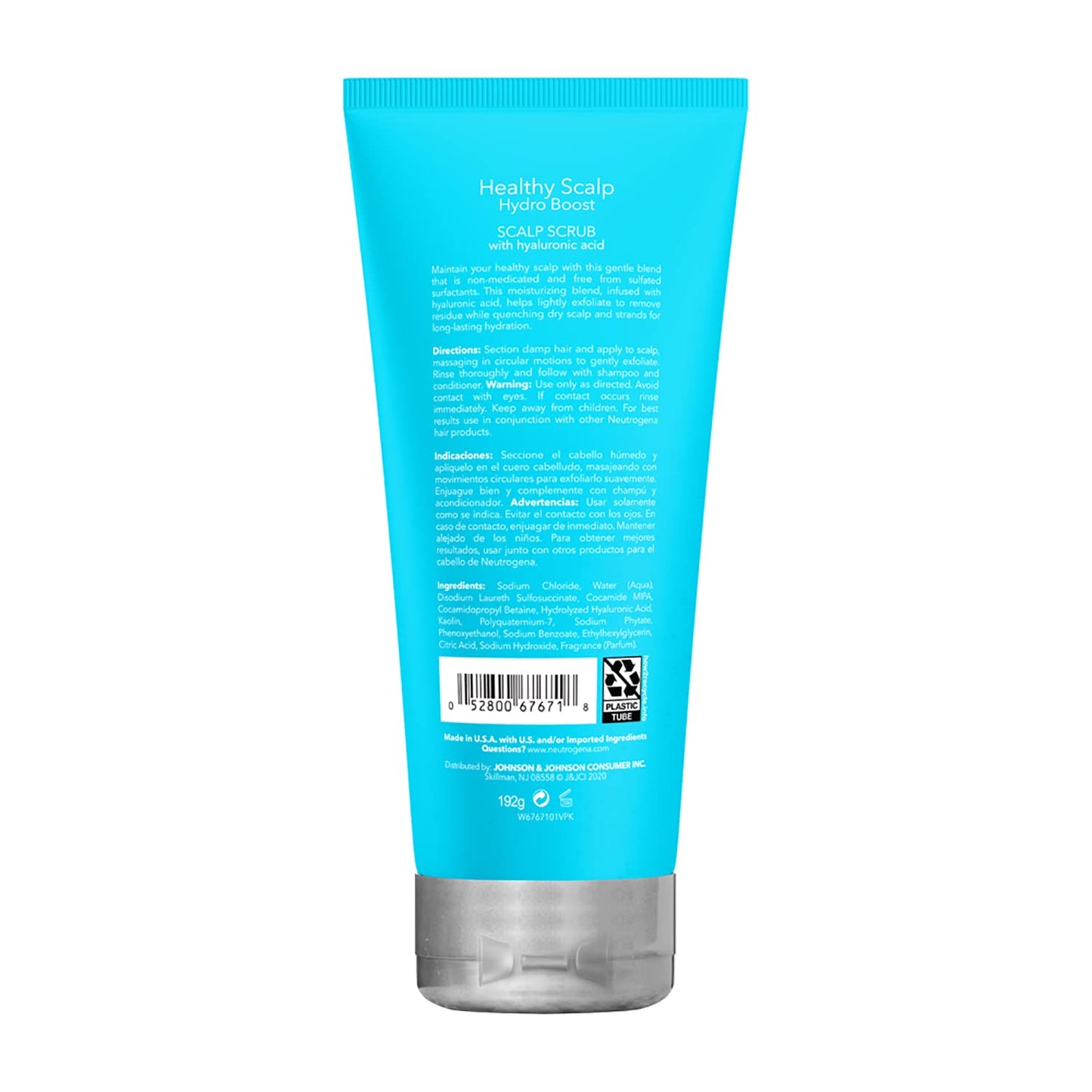 Neutrogena Hydro Boost Scalp Scrub with Hyaluronic Acid - Exfoliating & Hydrating Hair Care