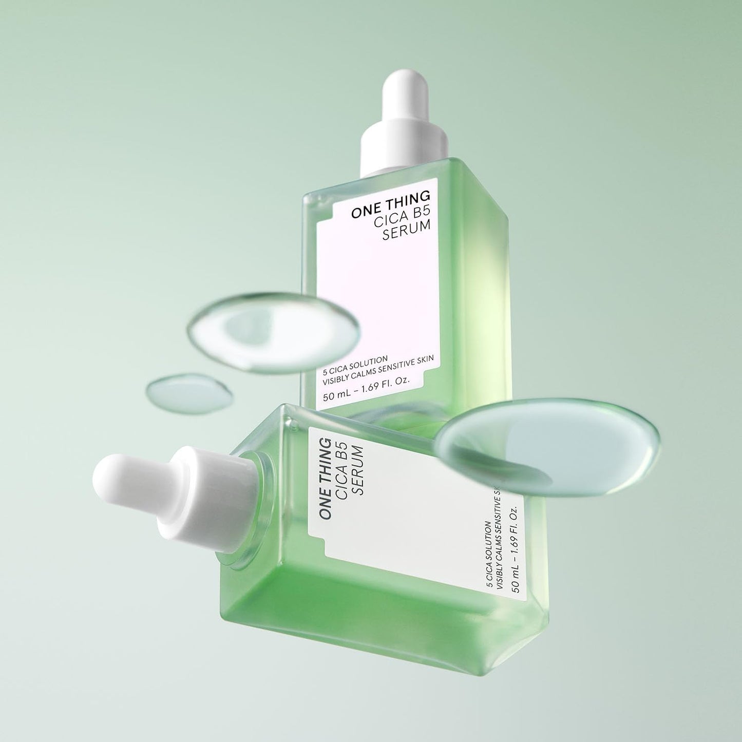 ONE THING CICA B5 calming Serum 1.69 fl.oz / 50ml | Korean Skincare, Panthenol Soothing, Hydration Boost for Sensitive Skin